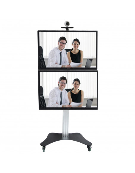 LCD Dual TV Floor Stand Vertical