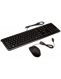 AmazonBasics Wired Keyboard and Wired Mouse