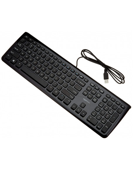 AmazonBasics Wired Keyboard and Wired Mouse