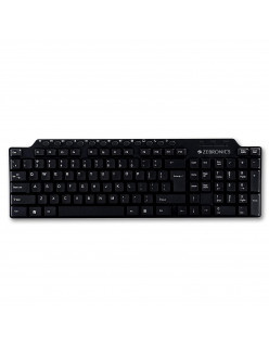 Zebronics ZEB-KM2100 Multimedia USB Keyboard Comes with 114 Keys Including 12 Dedicated Multimedia Keys & with Rupee Key