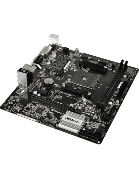 ASRock A320M-HDV R4.0 Motherboard (BIOS Updated for Ryzen 3rd Gen Processors) with 4 SATA3, 1 Ultra M.2 (PCIe Gen3 x4 & SATA3)