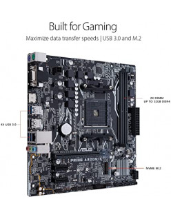 ASUS Prime H410M-CS Intel PCIe 3.0 DDR4 mATX Motherboard with M.2 USB 3.2 Gen1 HDMI DVI-D and SATA III 6Gbps