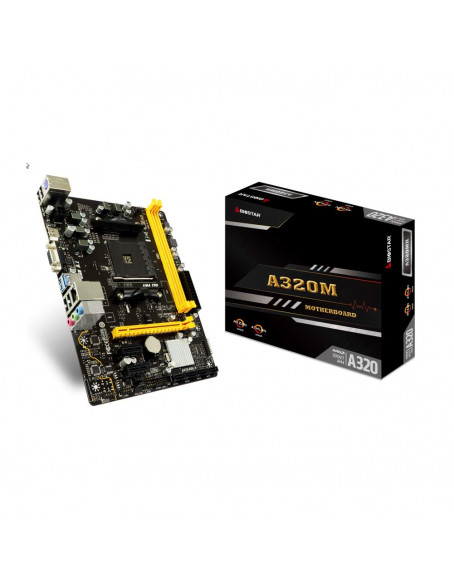 Biostar A320MH AM4 AMD A320 SATA 6Gb/s Micro ATX AMD Motherboard