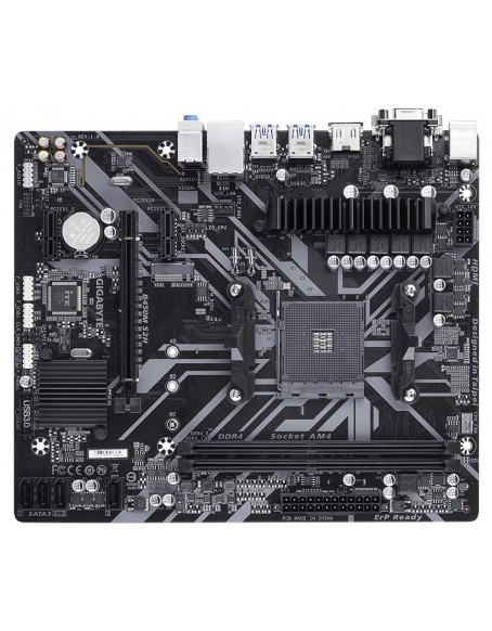 GIGABYTE AMD B450M S2H Ultra Durable Motherboard with Realtek GbE LAN with cFosSpeed, PCIe Gen3 x4 M.2