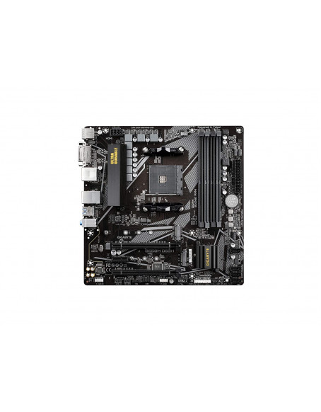 GIGABYTE B550M DS3H (AM4 AMD/B550/Micro ATX/Dual M.2/SATA 6Gb/s/USB 3.2 Gen 1/PCIe 4.0/HMDI/DVI/DDR4/Motherboard)