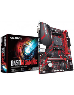 GIGABYTE B450M Gaming Motherboard with Hybrid Digital PWM, GIGABYTE Gaming LAN with Bandwidth Management, PCIe Gen3 x4 M.2, 7-Colors RGB LED Strips Support