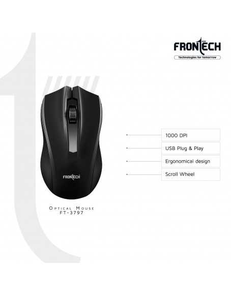 FRONTECH USB Mouse FT-3797 