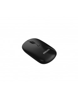 Philips SPK7403 2000DPI 2.4G Wireless Mouse Black with 4 Button (Black)