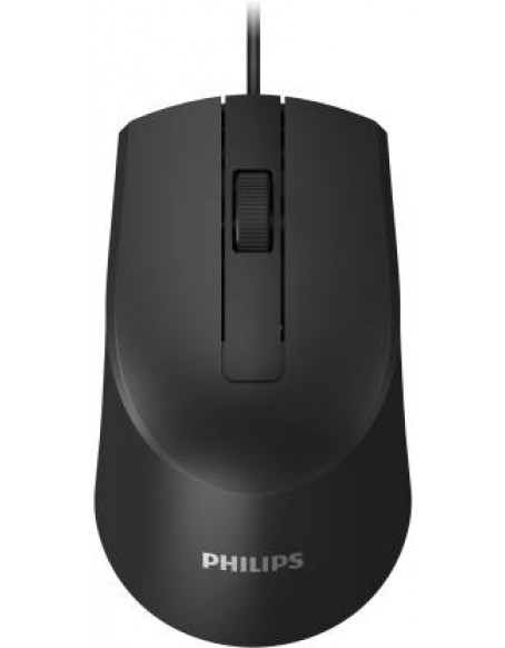 PHILIPS SPK7104 Wired Optical Mouse  (USB 2.0, Black)