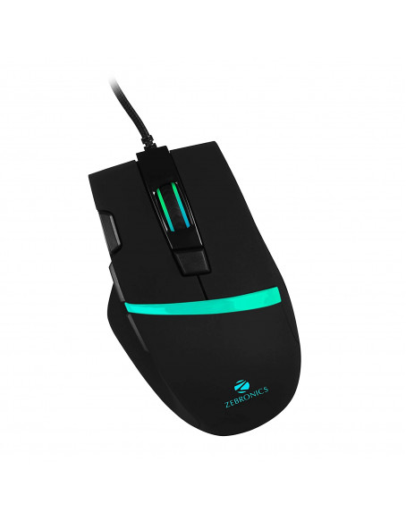 Zebronics Zeb-Tempest USB Gaming Mouse with 7 Modes LED Lights