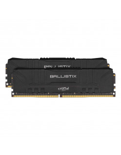 Crucial Ballistix 3000 MHz DDR4 DRAM Desktop Gaming Memory Kit 16GB (8GBx2) CL15 BL2K8G30C15U4B (Black)