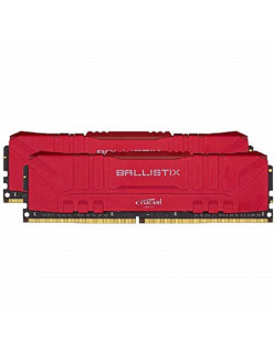 Crucial Ballistix 2666 MHz DDR4 DRAM Desktop Gaming Memory Kit 32GB (16GBx2) CL16 BL2K16G26C16U4R (RED) Visit the Ballistix Store