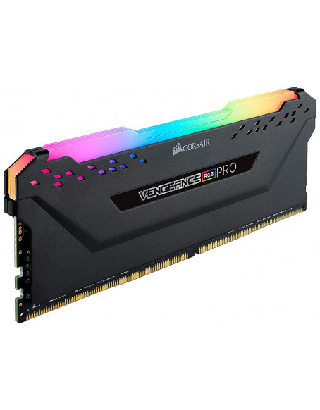 Corsair Vengeance RGB Pro 16GB (1x16GB) DDR4 3200 (PC4-25600) C16 Optimized for AMD Ryzen – Black