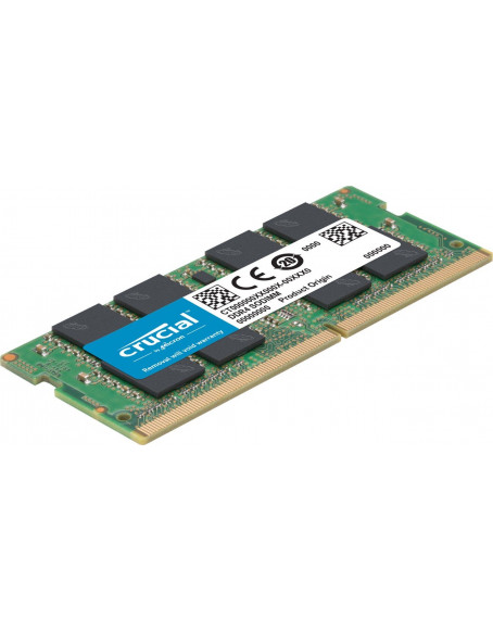 Crucial 4GB Single DDR4 2666 MT/s (PC4-21300) CL19 x8 SODIMM 260-Pin Memory - CT4G4SFS8266, 4GB Single Rank