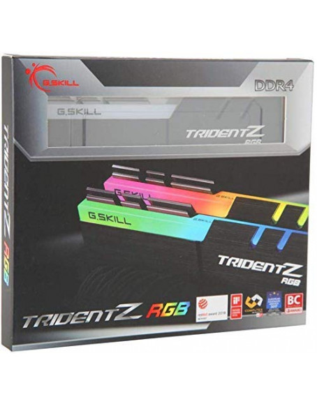 G.SKILL TridentZ RGB Series 16GB (2 x 8GB) 288-Pin DDR4 3000MHz (PC4 24000) Desktop Memory Model F4-3000C16D-16GTZR