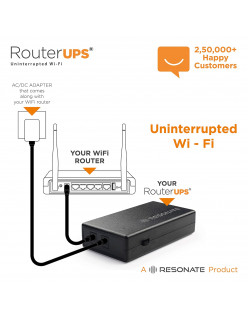 RESONATE RouterUPS PRO CRU12V3A Power Backup for Wi-Fi Router