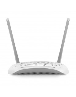 TP-LINK TD-W8961N Wireless N300 ADSL2+ Wi-Fi Modem Router, 2x 5dBi Omni directional Fixed antennas, Input ISPs supported- BSNL, MTNL, Tata Indicom (RJ-11 Port)