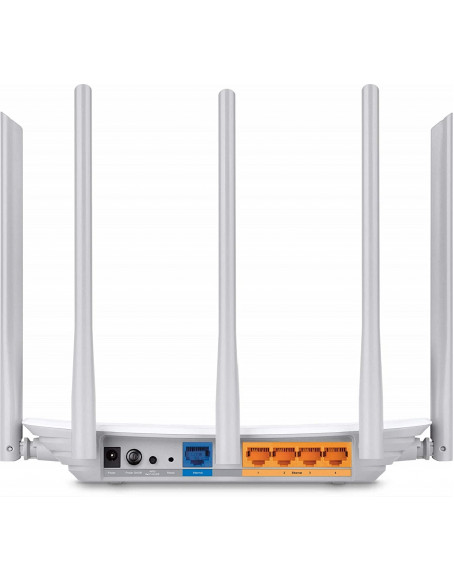 TP-Link Archer C60 AC1350 Dual Band Wireless, Wi-Fi Speed Up to 867 Mbps/5 GHz + 300 Mbps/2.4 GHz, Supports Parental Control, Guest WiFi, MU-MIMO Router, Qualcomm Chipset