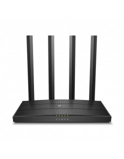 TP-Link Archer C6 Gigabit MU-MIMO Wireless Router, Dual Band 1200 Mbps Wi-Fi Speed, 5 Gigabit Ports, 4 External Antennas and 1 Internal Antenna WiFi Coverage with Access Point Mode, Qualcomm Chipset