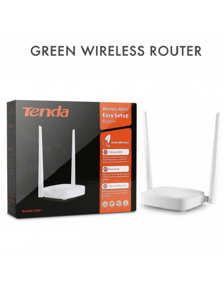  Tenda N301 Wireless-N300 Easy Setup Router