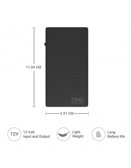 Zinq Technologies ZQ-6600 12V UPS for Router, Intercom, CCTV, Set-top Box