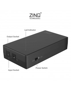 Zinq Technologies ZQ-6600 12V UPS for Router, Intercom, CCTV, Set-top Box