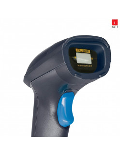 iBall LS-392 Wired USB Optical Laser High Speed 1D Barcode Scanner Reader
