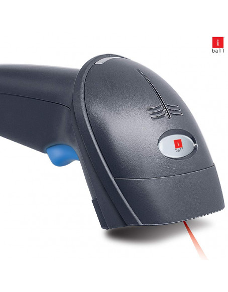 iBall LS-392 Wired USB Optical Laser High Speed 1D Barcode Scanner Reader