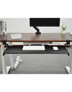 Extra Wide 28" Keyboard Tray with Wrist Rest