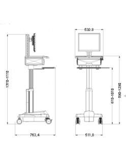 Computer Mobile Cart