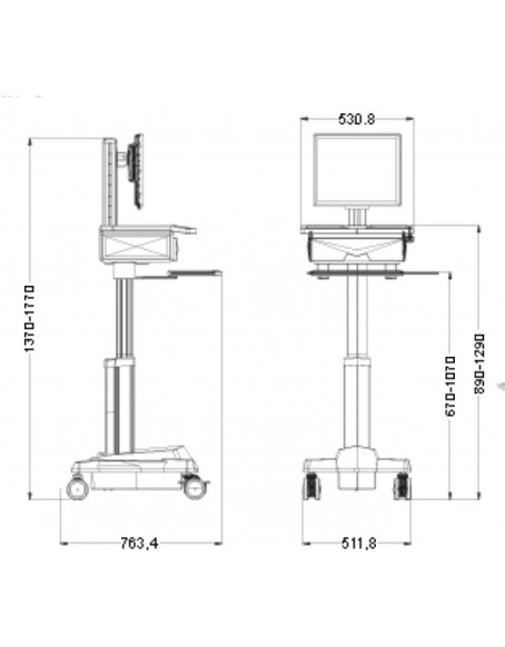 Computer Mobile Cart