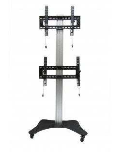 LCD Dual TV Floor Stand Vertical