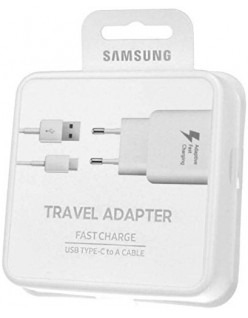 Samsung Original EP-TA20IWECGIN Type C Fast Charger (White)