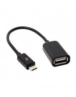 E-Cosmos Micro USB OTG Cable for OTG Supported Tablets and Mobiles, Black