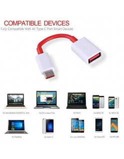 REDWIND Type-C OTG Adapter USB Mouse;Cable;Card;Pendrive Connector for Redmi Note 9;9pro 8;8pro 7;7pro, Oneplus 8 8T 7;7pro Nord 6,6T 5,5T,4,3, Galaxy A80:A50 M30s;M40 Mi A2;A3 & All Type C Smartphone