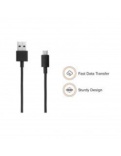 Mi Micro USB Cable (120cm, USB Type A, Black)