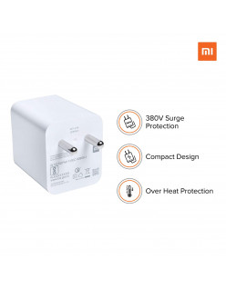 Mi 10W Wall Charger for Mobile Phones with Micro USB Cable (Black)