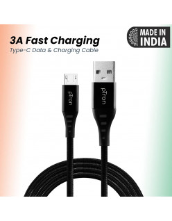 pTron Solero MB301 3A Micro USB Data & Charging Cable, Made in India, 480Mbps Data Sync, Strong & Durable 1.5-Meter